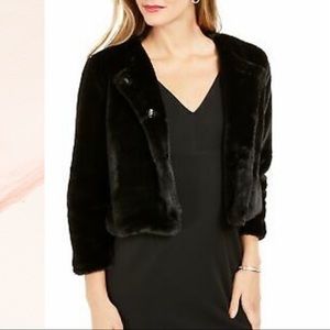 Faux Fur Bolero Jacket